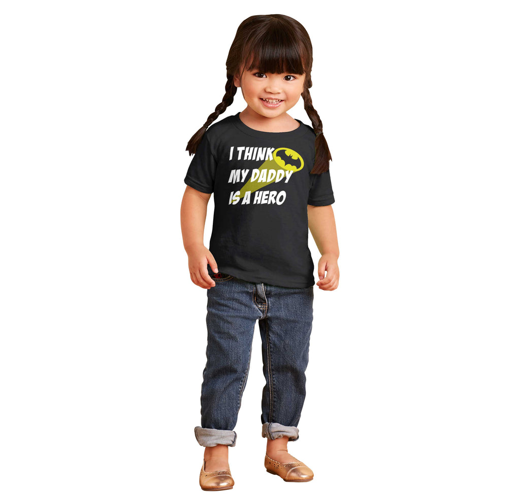 Daddy Is Batman Infant Toddler T Shirt-Direct To Garment Print-Brisco Baby