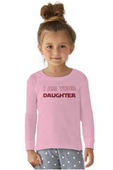 I Am Your Daughter Solid Baby Pajama Top-Direct To Garment Print-Brisco Baby