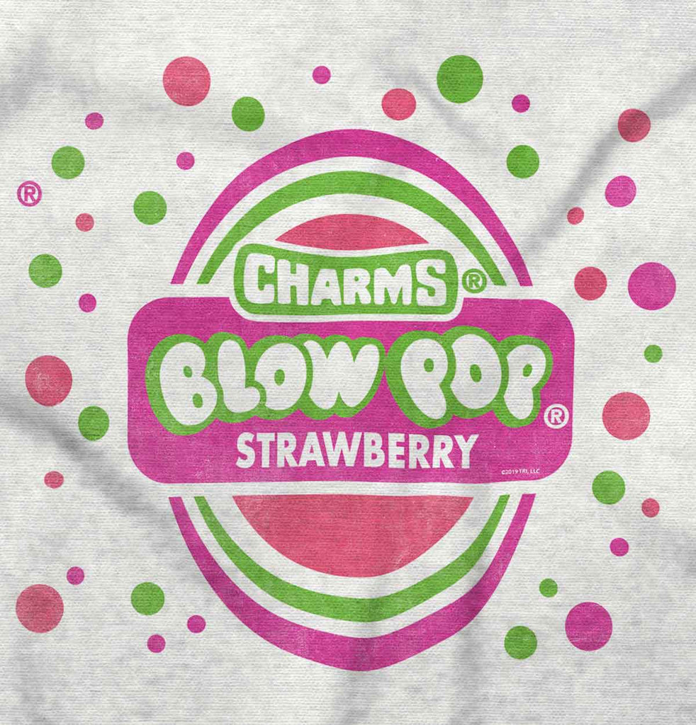 Strawberry Blow Pop Infant Toddler T Shirt-Direct To Garment Print-Brisco Baby