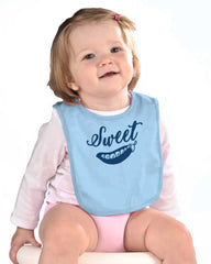 Sweet Pea Infant Baby Bib-Direct To Garment Print-Brisco Baby