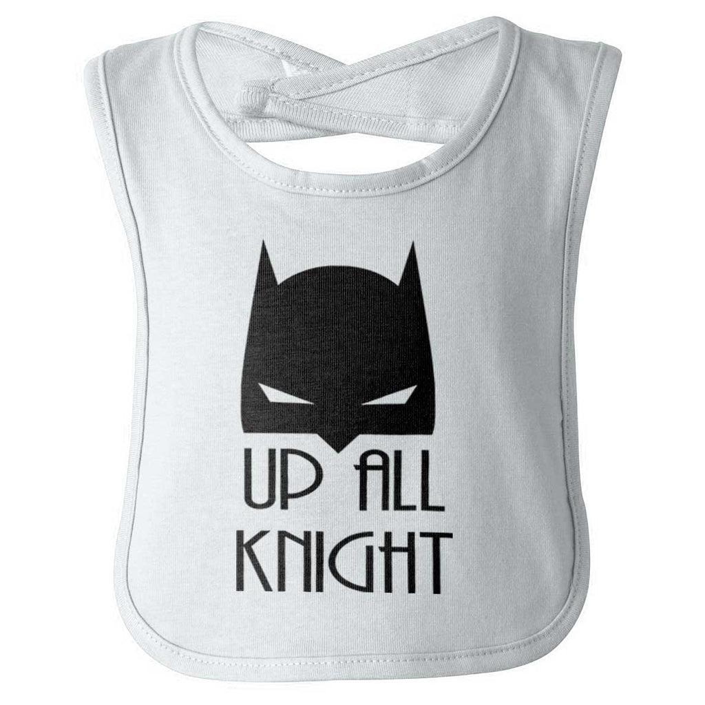 Up All Knight Infant Baby Bib-Direct To Garment Print-Brisco Baby