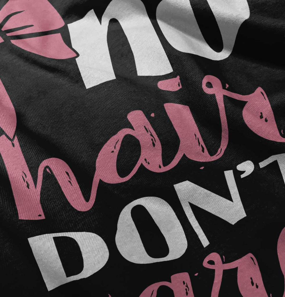 No Hair Don't Care Infant Baby Bib-Direct To Garment Print-Brisco Baby