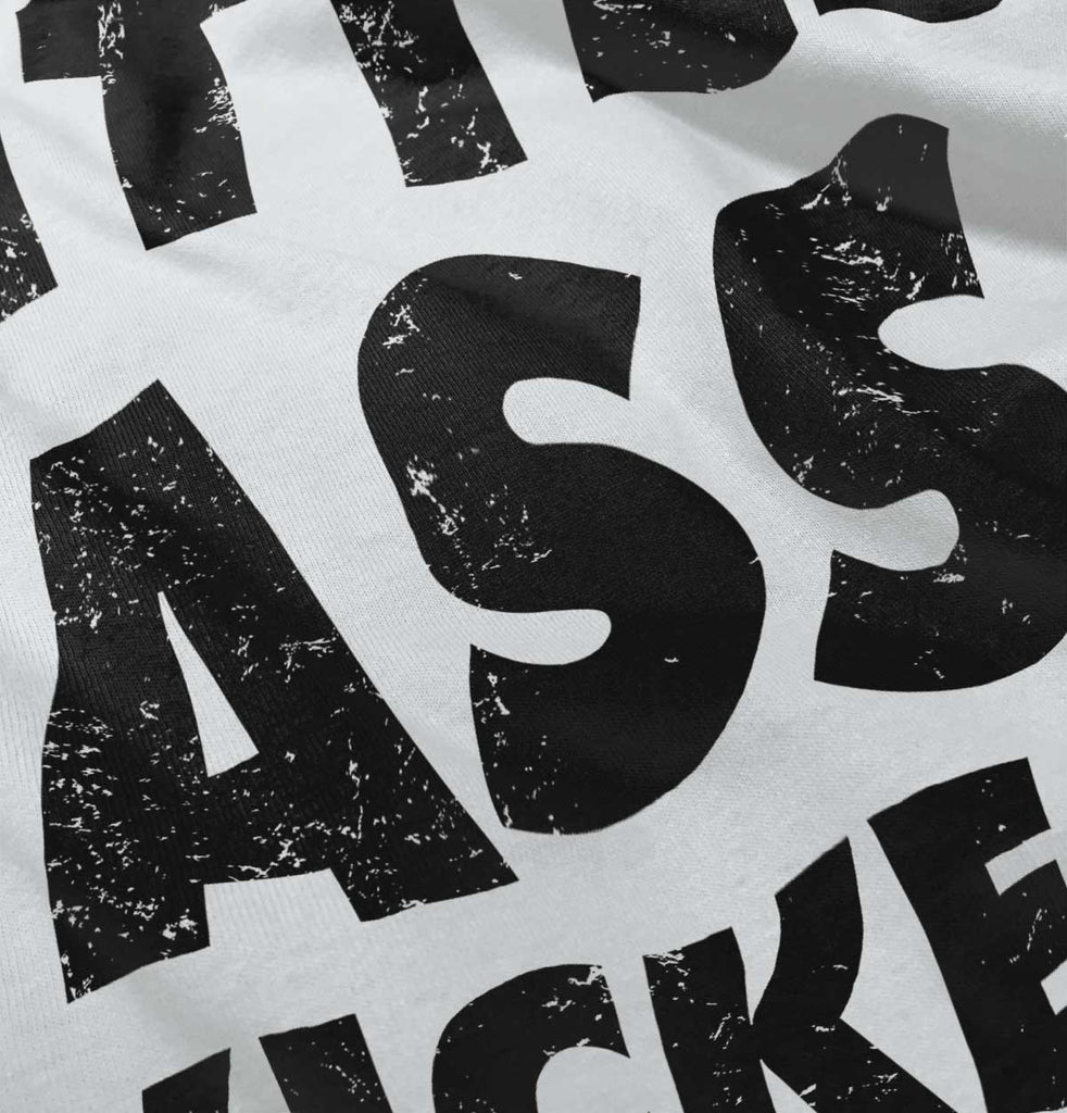 Ass Kicker Infant Baby Bib-Direct To Garment Print-Brisco Baby