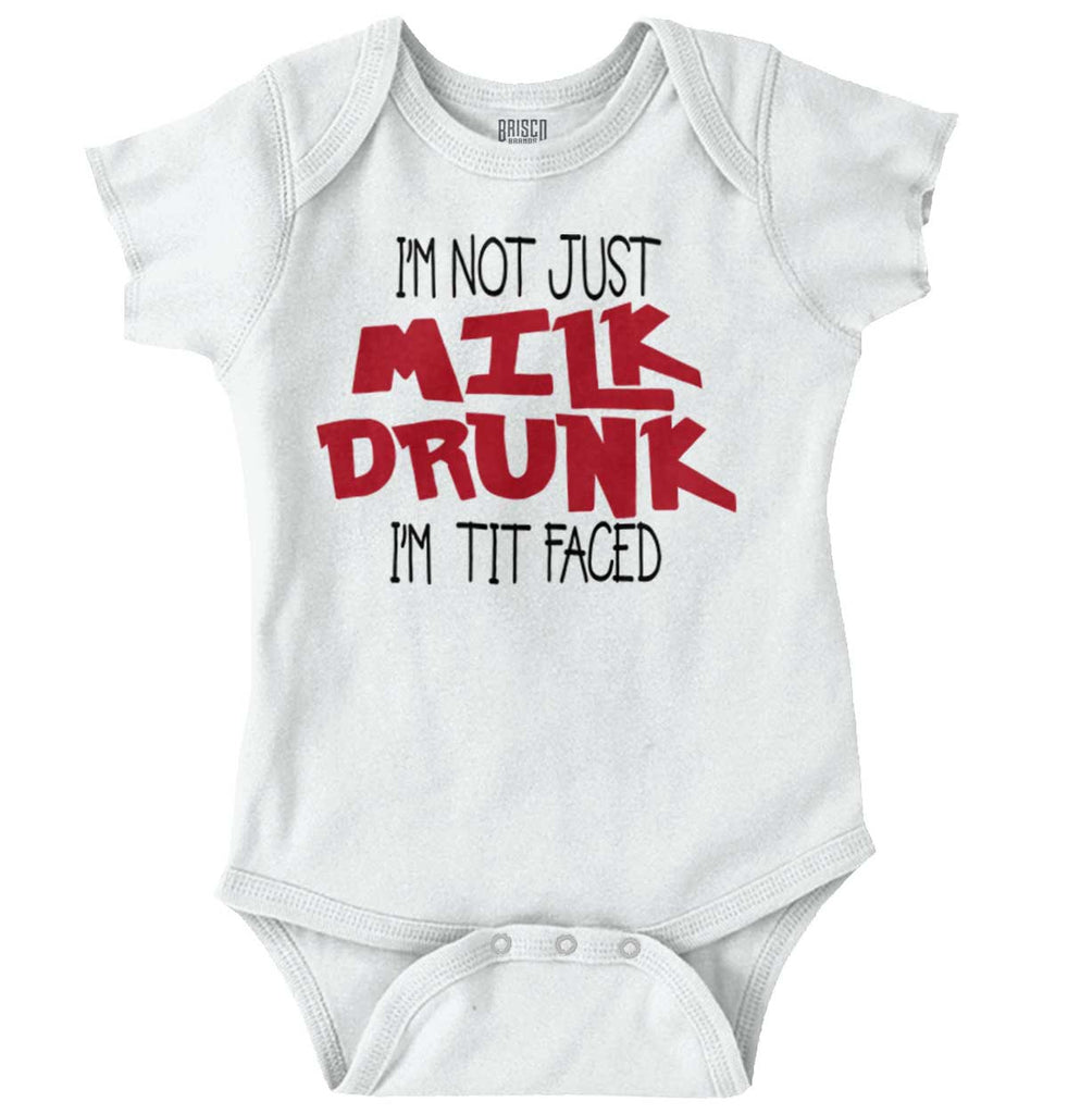 Tit Faced Romper Bodysuit-Direct To Garment Print-Brisco Baby