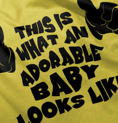 Adorable Looks Like Romper Bodysuit-Direct To Garment Print-Brisco Baby