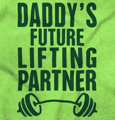 Lifting Partner Romper Bodysuit-Direct To Garment Print-Brisco Baby