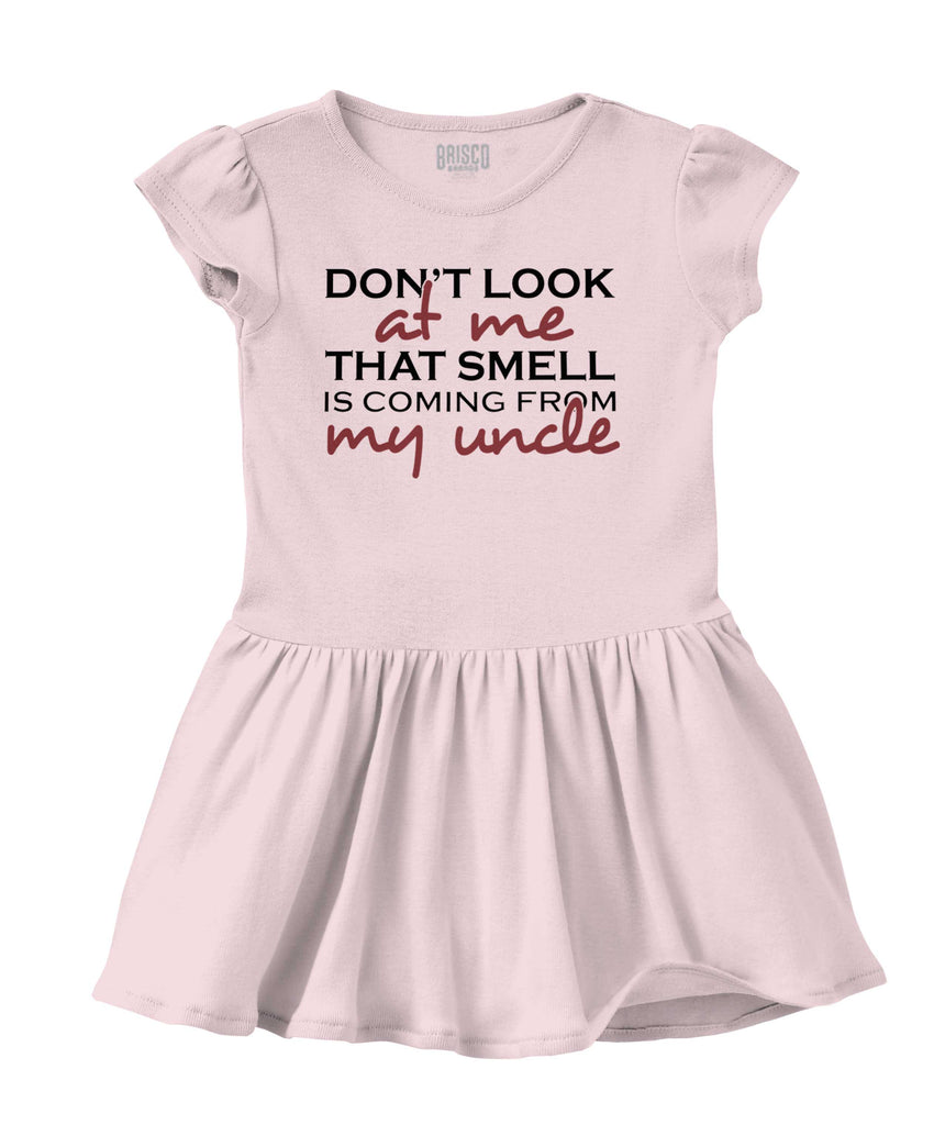 That Smell Solid Baby Infant Dress-Direct To Garment Print-Brisco Baby