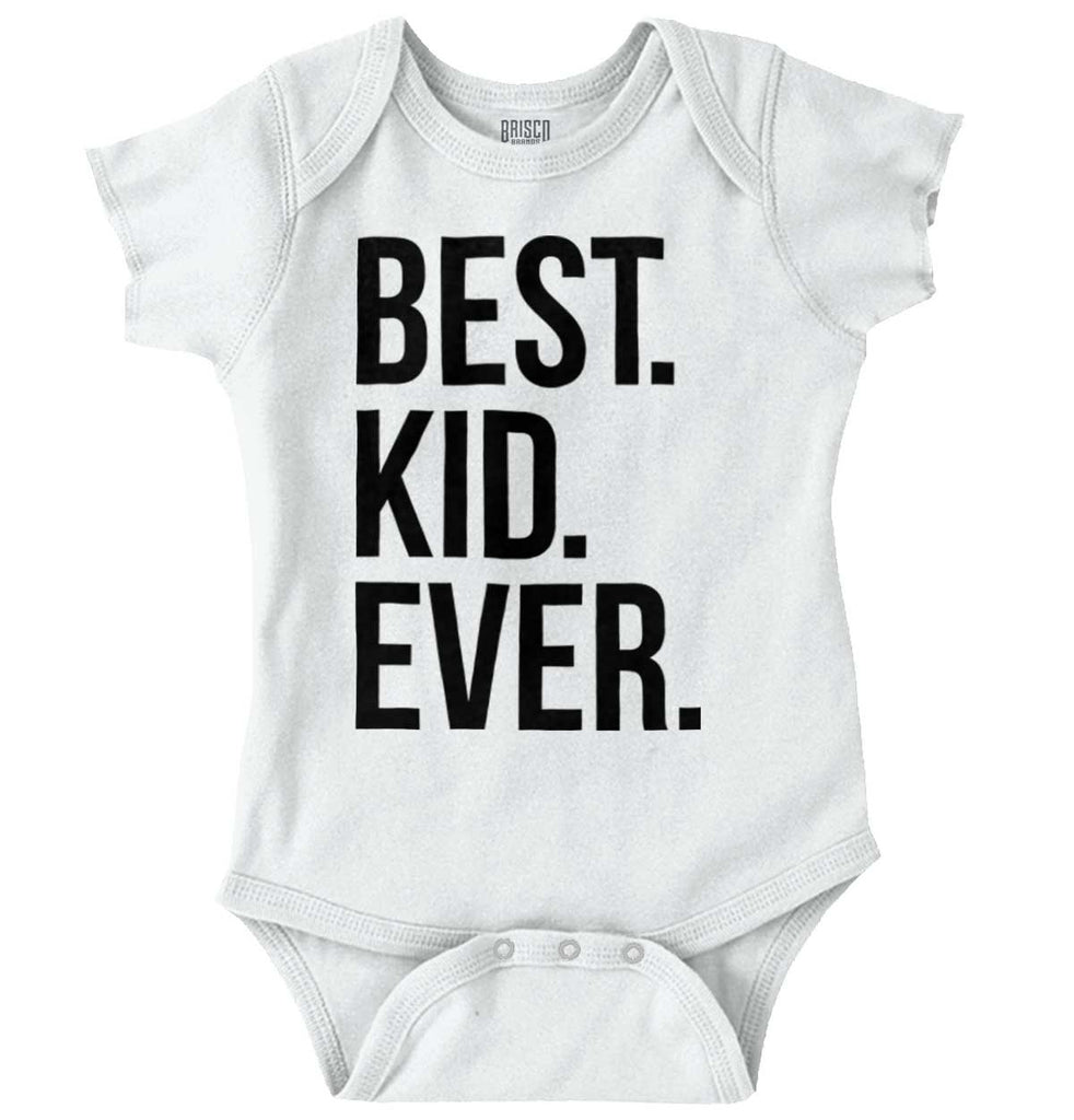 Best Kid Ever Romper Bodysuit-Direct To Garment Print-Brisco Baby