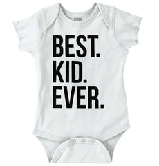 Best Kid Ever Romper Bodysuit-Direct To Garment Print-Brisco Baby