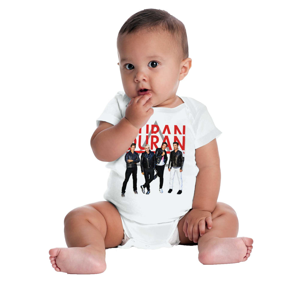Duran Duran Photo Romper Bodysuit-Direct To Garment Print-Brisco Baby