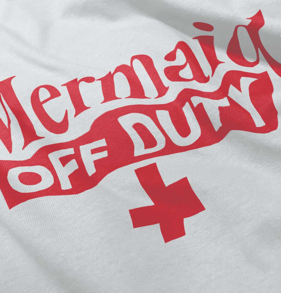 Mermaid Off Duty Infant Toddler T Shirt-Direct To Garment Print-Brisco Baby