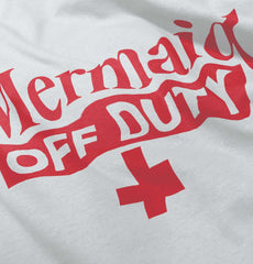 Mermaid Off Duty Infant Toddler T Shirt-Direct To Garment Print-Brisco Baby