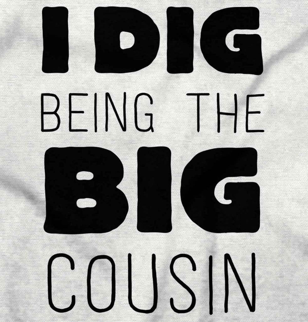 Dig Big Cousin Infant Baby Bib-Direct To Garment Print-Brisco Baby