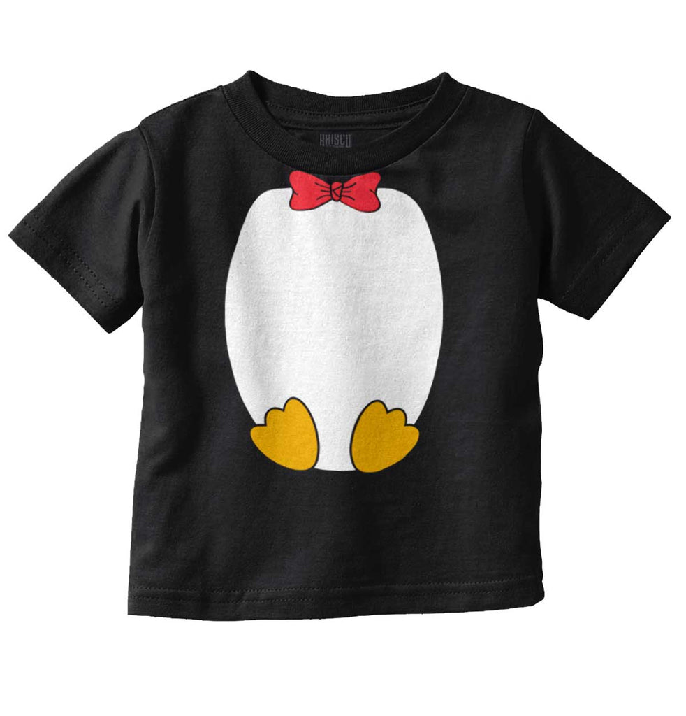 Baby Penguin Tuxedo Infant Toddler T Shirt-Direct To Garment Print-Brisco Baby