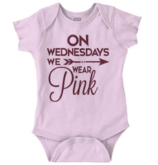 Wear Pink Romper Bodysuit-Direct To Garment Print-Brisco Baby