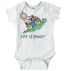 Uphill Baby Car Romper Bodysuit-Direct To Garment Print-Brisco Baby