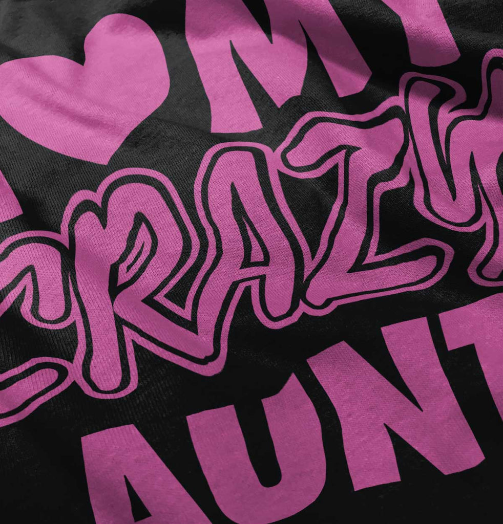 Crazy Aunt Toddler Ruffled Trim T-Shirt-Direct To Garment Print-Brisco Baby