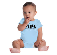 Ain't No Papa Like Mine Romper Bodysuit-Direct To Garment Print-Brisco Baby
