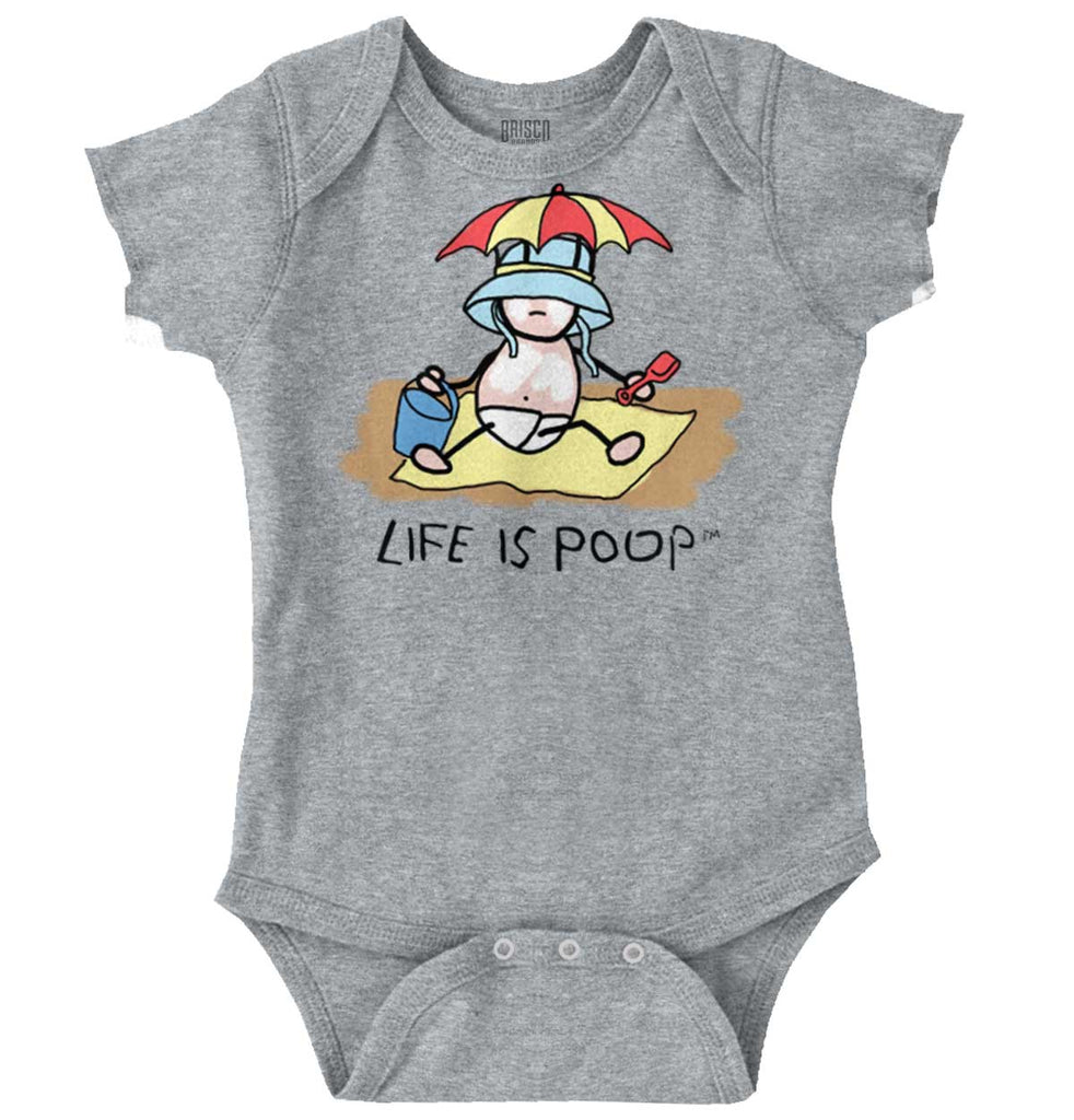 Beach Umbrella Romper-Direct To Garment Print-Brisco Baby