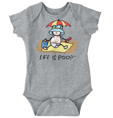 Beach Umbrella Romper-Direct To Garment Print-Brisco Baby
