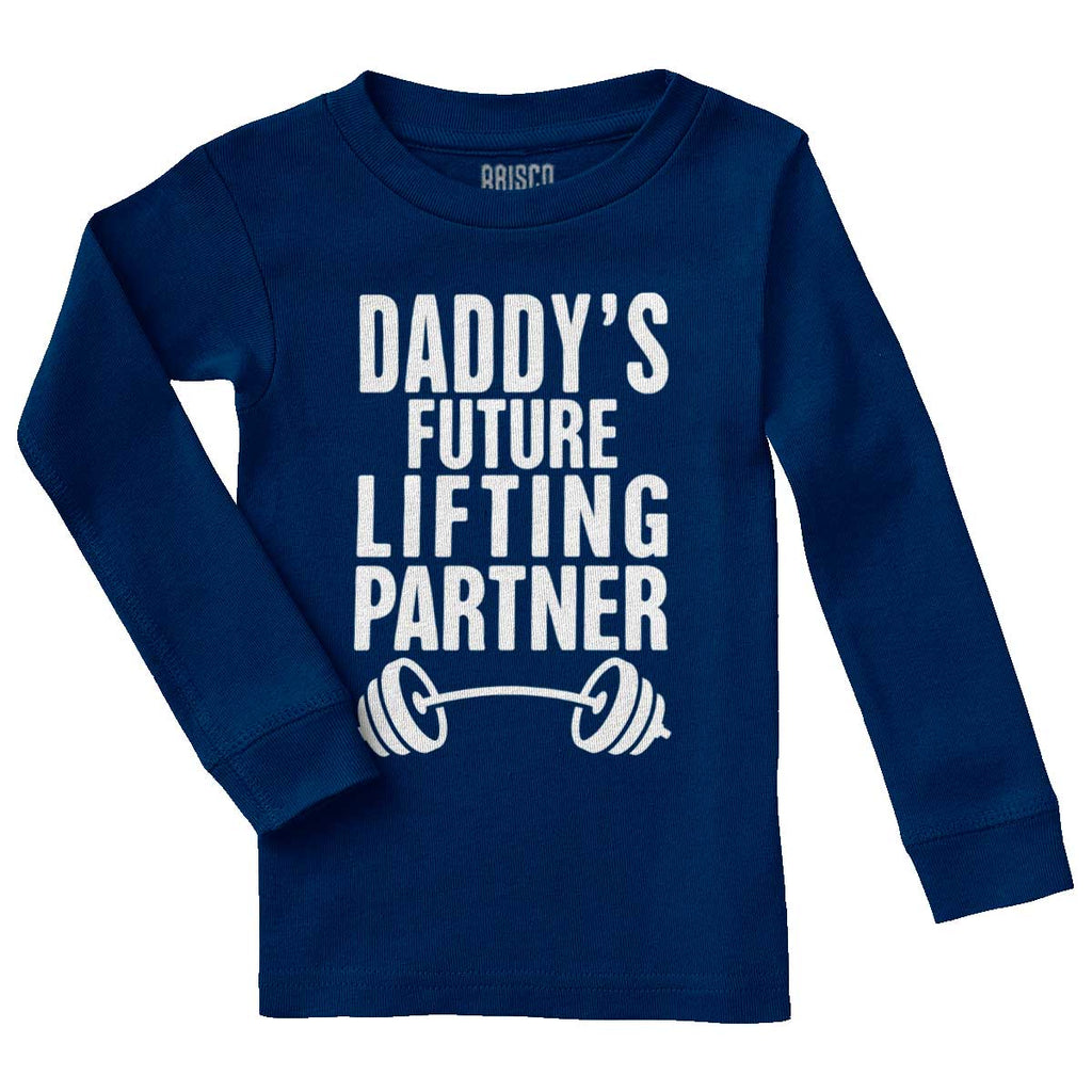 Lifting Partner Solid Baby Pajama Top-Direct To Garment Print-Brisco Baby
