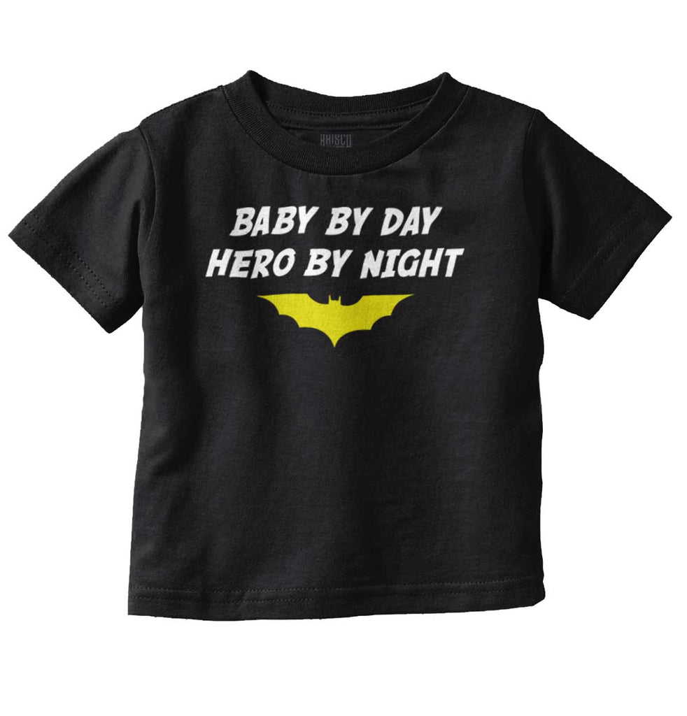 Hero By Night Infant Toddler T Shirt-Direct To Garment Print-Brisco Baby