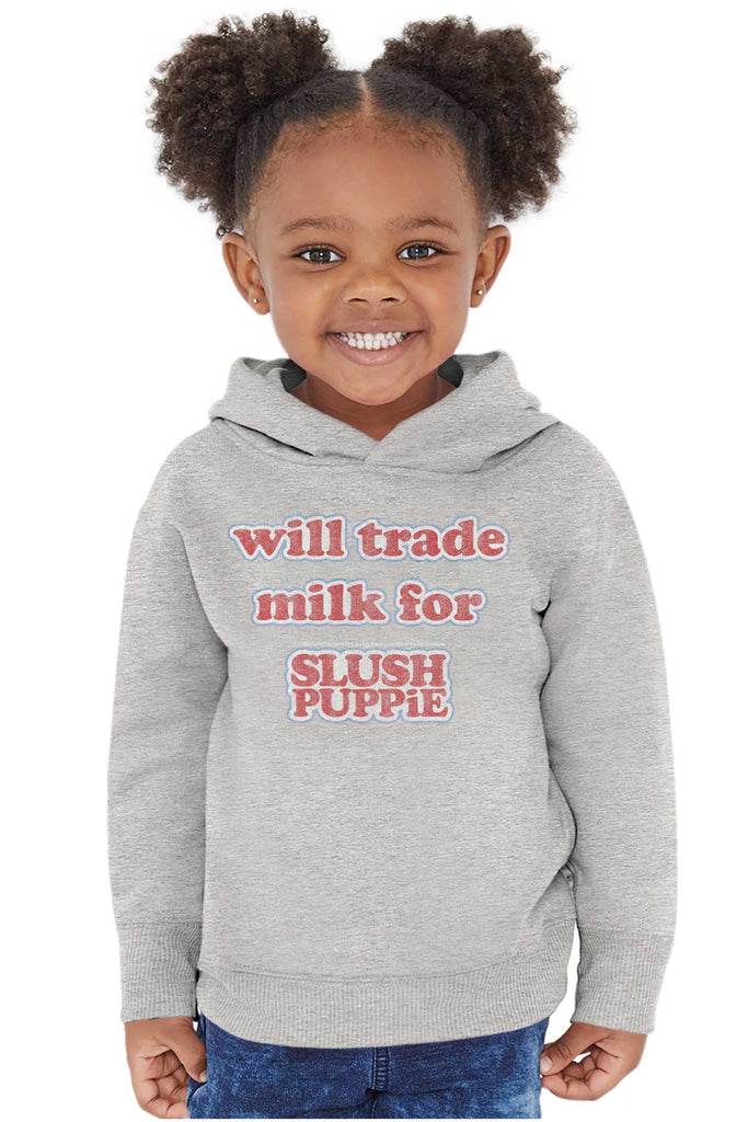 Milk For Slush Puppie Toddler Pullover Hoodie-Direct To Garment Print-Brisco Baby