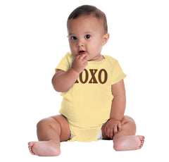 XOXO Romper Bodysuit-Direct To Garment Print-Brisco Baby