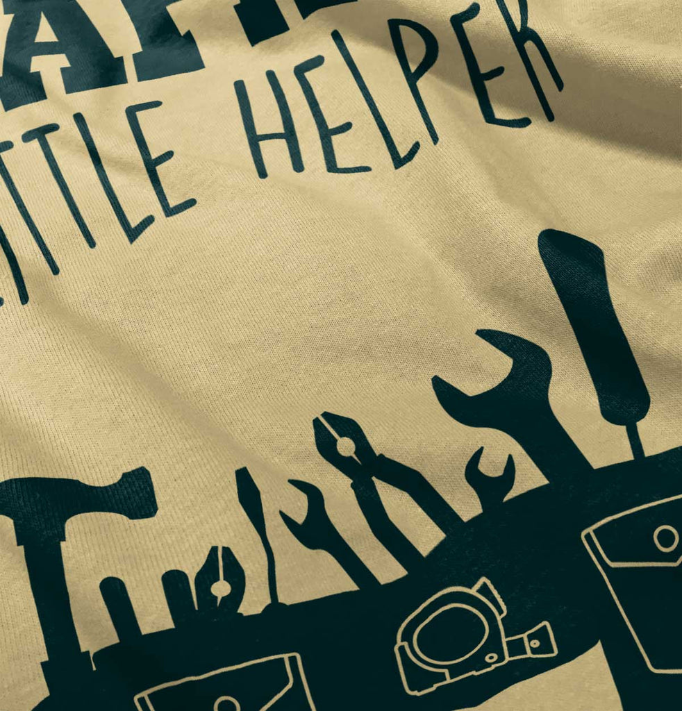 Papa's Little Helper Romper Bodysuit-Direct To Garment Print-Brisco Baby