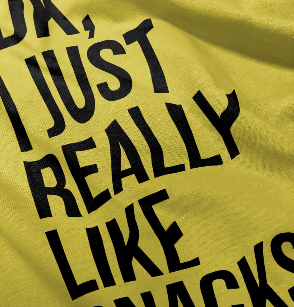 Really Like Snacks Romper Bodysuit-Direct To Garment Print-Brisco Baby