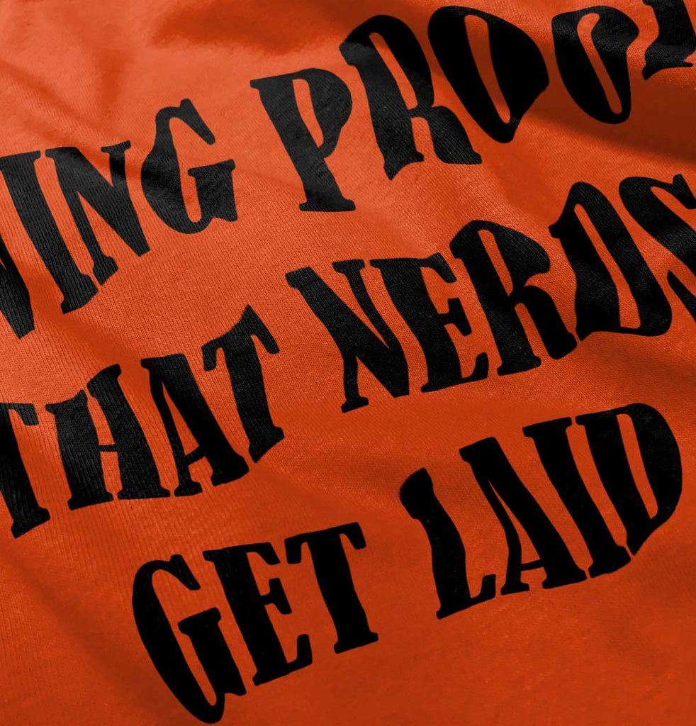 Nerds Get Laid Romper Bodysuit-Direct To Garment Print-Brisco Baby