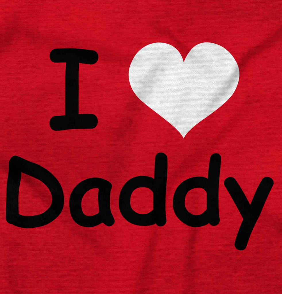 I Heart Daddy Toddler Pullover Hoodie-Direct To Garment Print-Brisco Baby