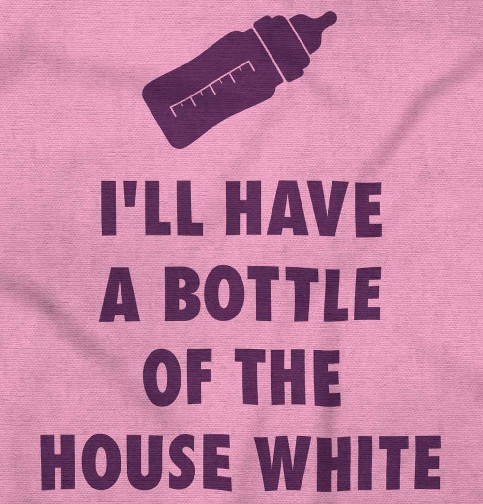 House White Romper Bodysuit-Direct To Garment Print-Brisco Baby