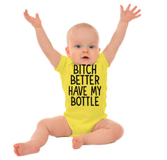 My Bottle Romper Bodysuit-Direct To Garment Print-Brisco Baby
