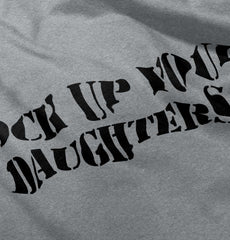 Lock Up Daughters Romper Bodysuit-Direct To Garment Print-Brisco Baby