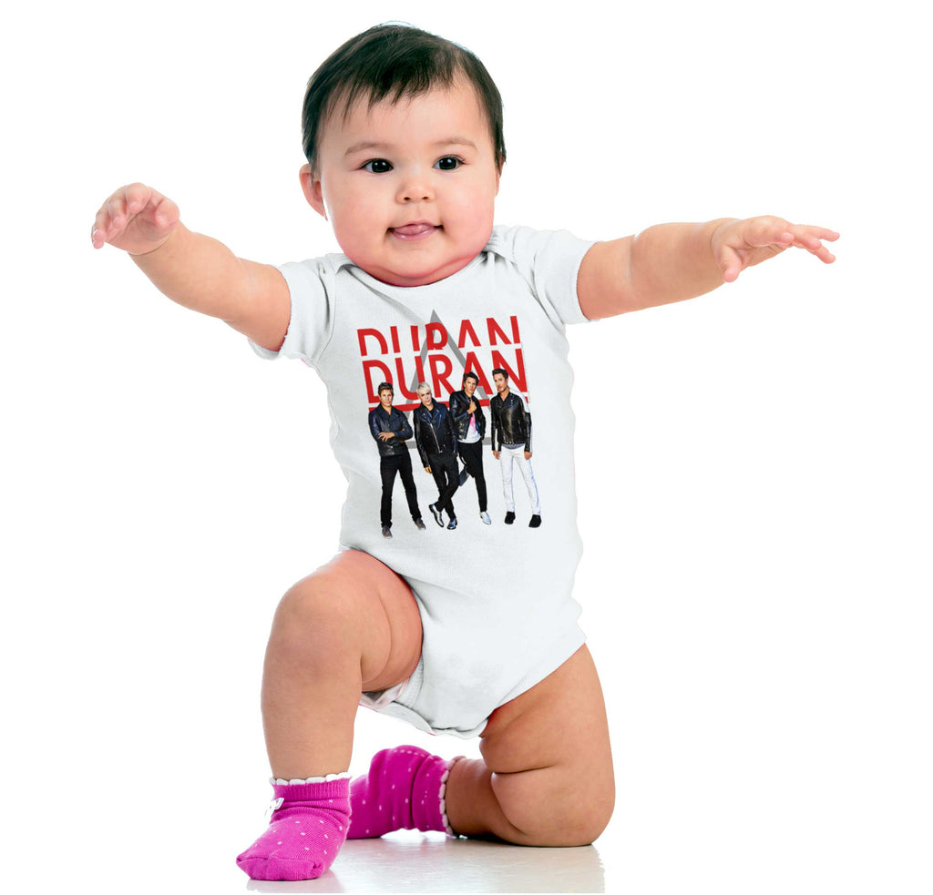Duran Duran Photo Romper Bodysuit-Direct To Garment Print-Brisco Baby