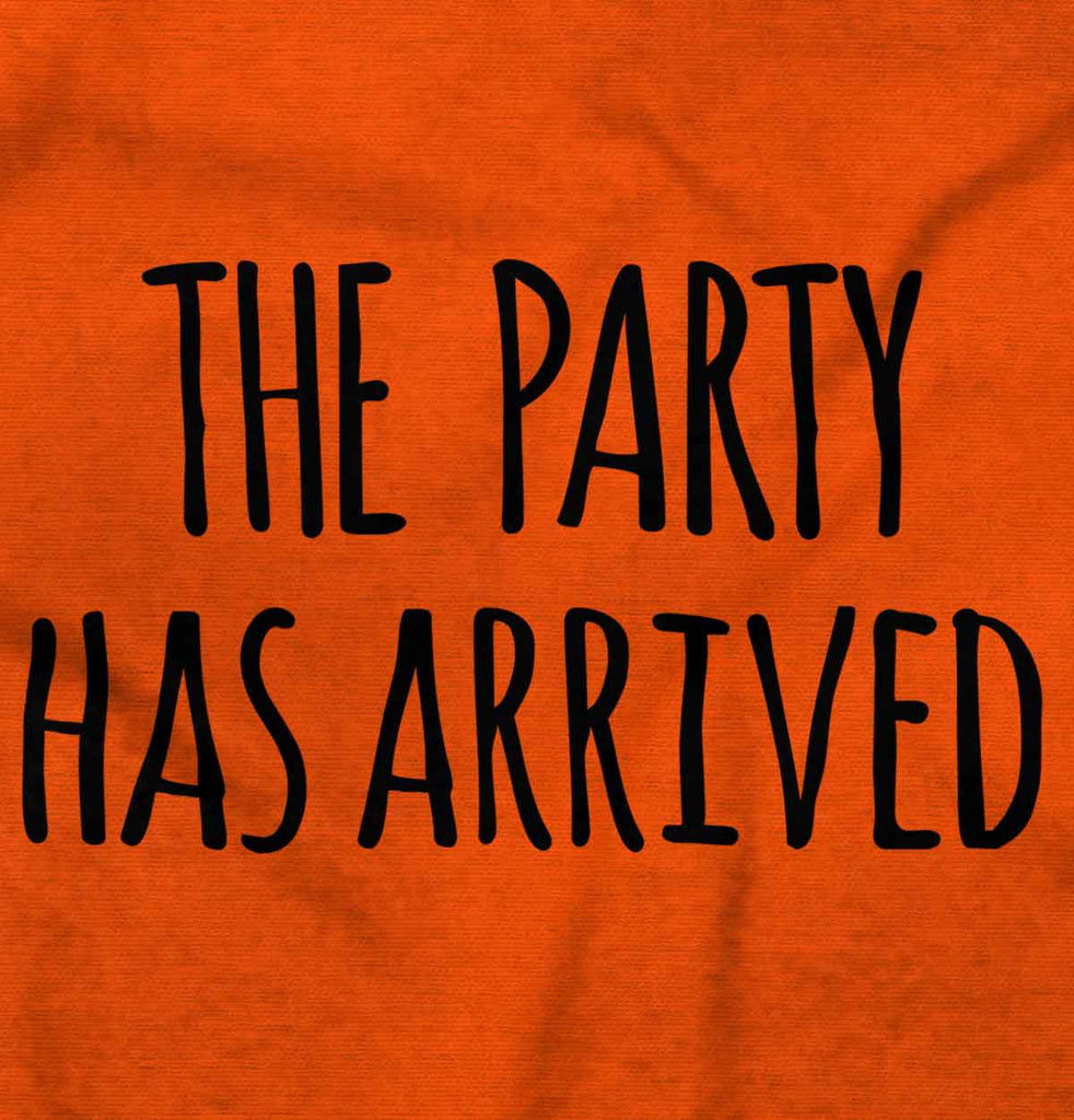 The Party Has Arrived Romper Bodysuit-Direct To Garment Print-Brisco Baby