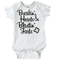 Blastin Farts Romper Bodysuit-Direct To Garment Print-Brisco Baby