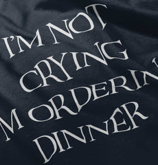 I'm Not Crying Romper Bodysuit-Direct To Garment Print-Brisco Baby