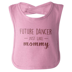 Future Dancer Infant Baby Bib-Direct To Garment Print-Brisco Baby