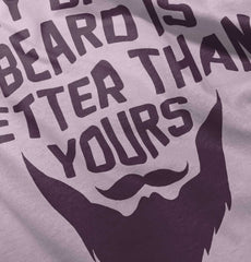 Dad's Beard Infant Toddler T Shirt-Direct To Garment Print-Brisco Baby