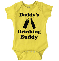 Drinking Buddy Romper Bodysuit-Direct To Garment Print-Brisco Baby
