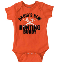 New Deer Hunting Buddy Romper Bodysuit-Direct To Garment Print-Brisco Baby