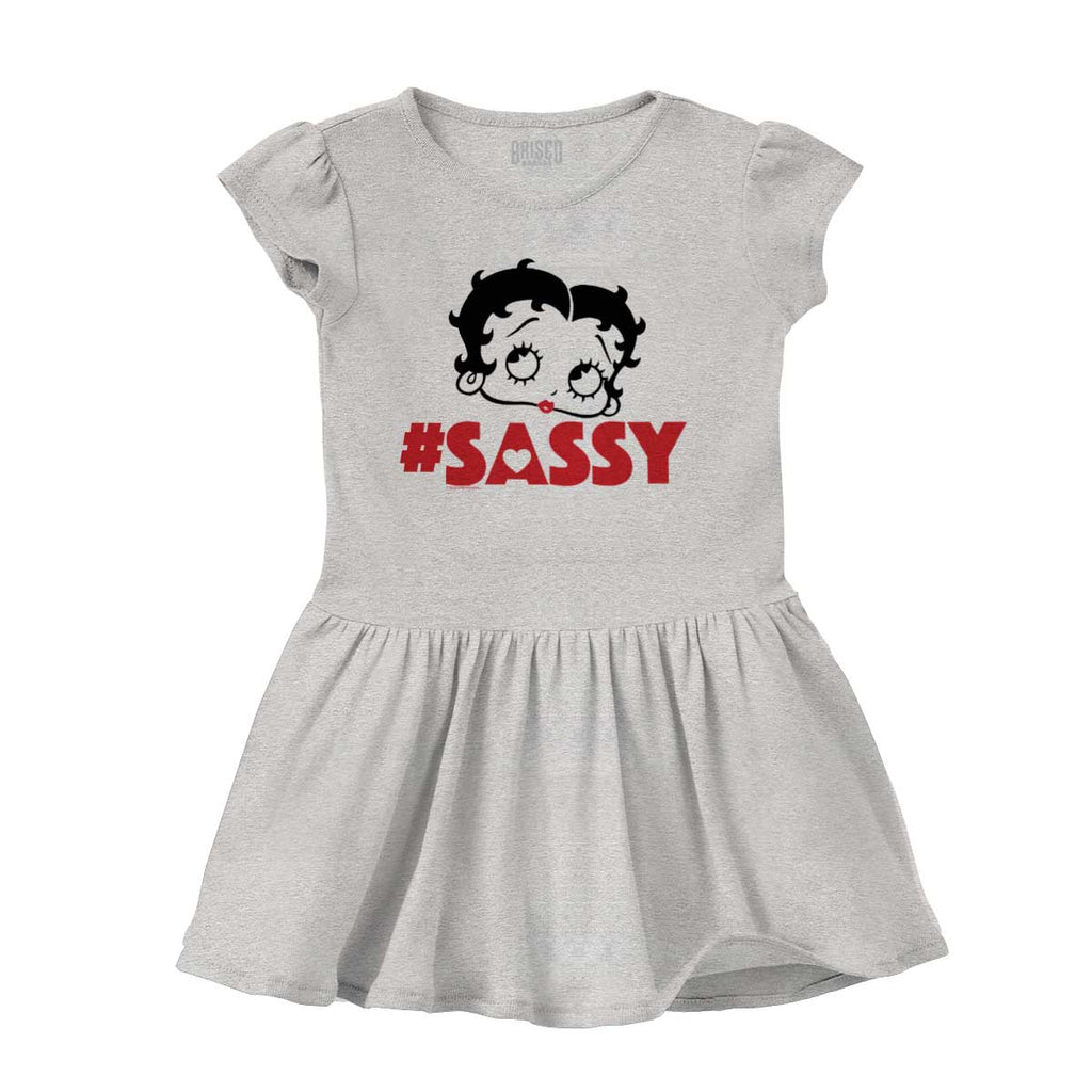 Cartoon Sassy Solid Baby Infant Dress-Direct To Garment Print-Brisco Baby