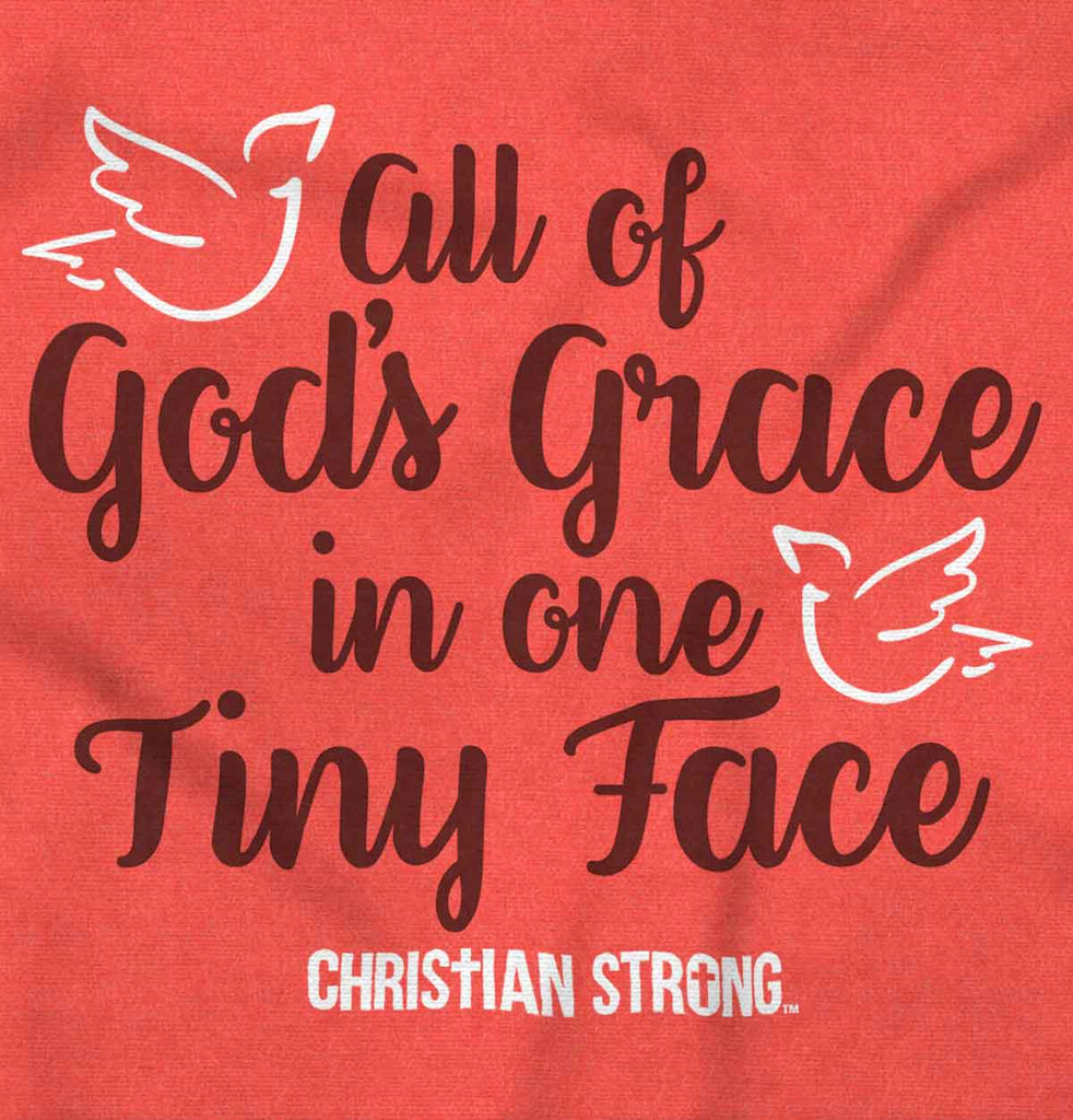 Gods Grace Tiny Face Toddler Football Jersey Tee-Direct To Garment Print-Brisco Baby