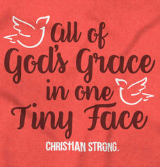 Gods Grace Tiny Face Toddler Football Jersey Tee-Direct To Garment Print-Brisco Baby