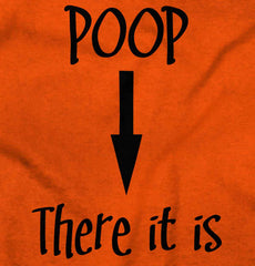 Poop There It Is Romper Bodysuit-Direct To Garment Print-Brisco Baby