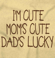 Dad's Lucky Romper Bodysuit-Direct To Garment Print-Brisco Baby