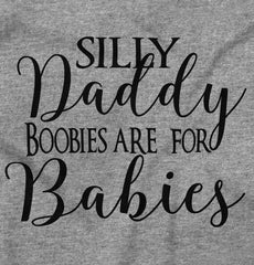 Boobies For Babies Romper Bodysuit-Direct To Garment Print-Brisco Baby