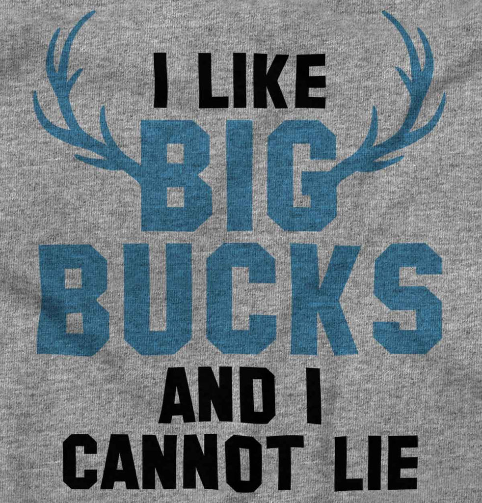 I Like Big Bucks Solid Baby Pajama Top-Direct To Garment Print-Brisco Baby